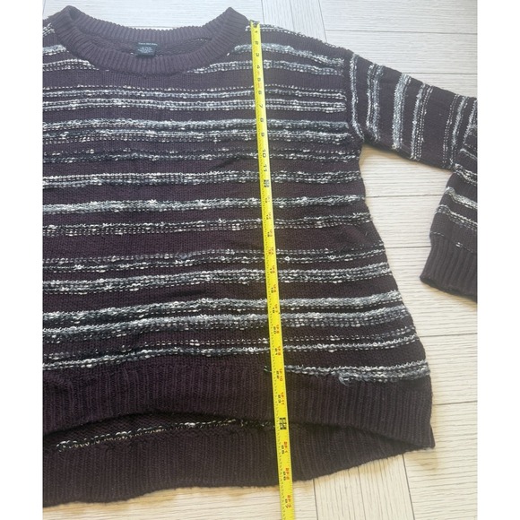 Calvin Klein Ladies Marbled Maroon Knit Vintage Sweater. Cotton Blend. Sz XL - Picture 6 of 10